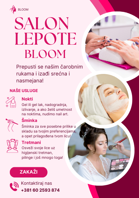 Lumen Design portfolio - Flajer za salon lepote